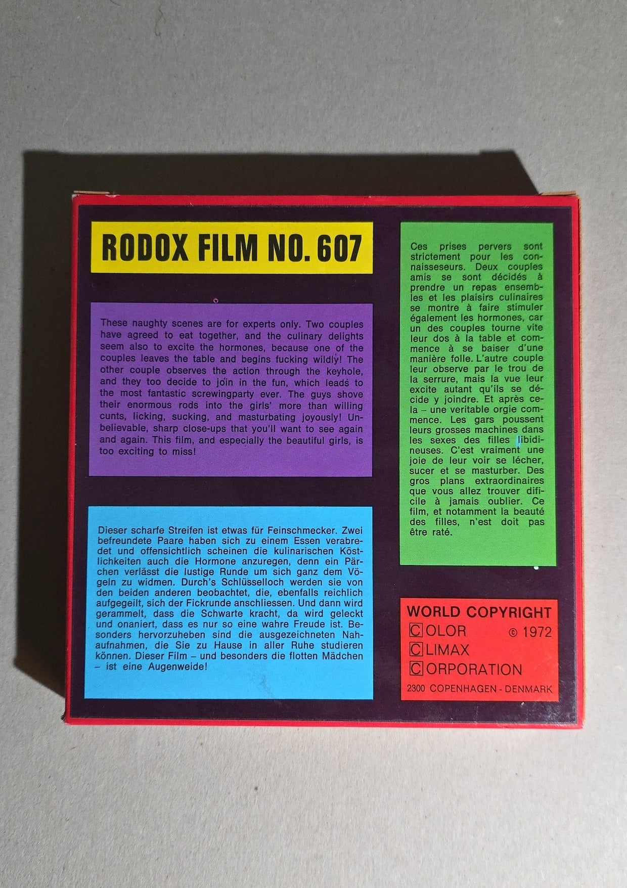 Rodox Film 607 – A Sexy Supper