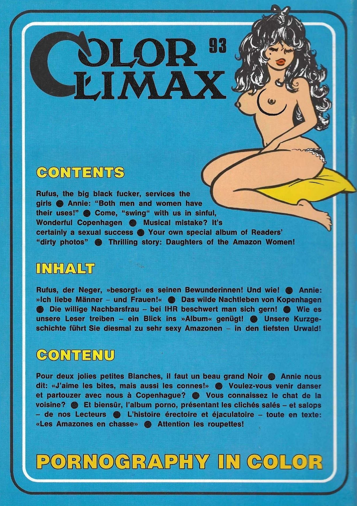 Color Climax 93 (explicit cover edition)