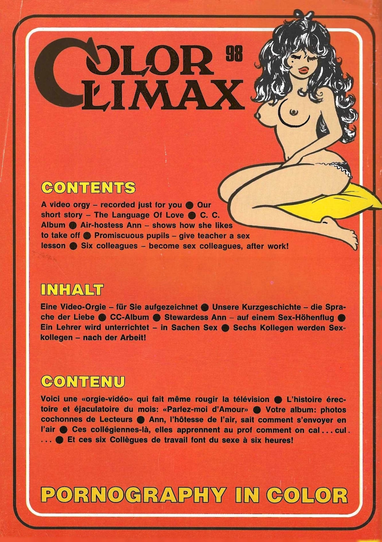 Color Climax 98 (explicit cover edition)