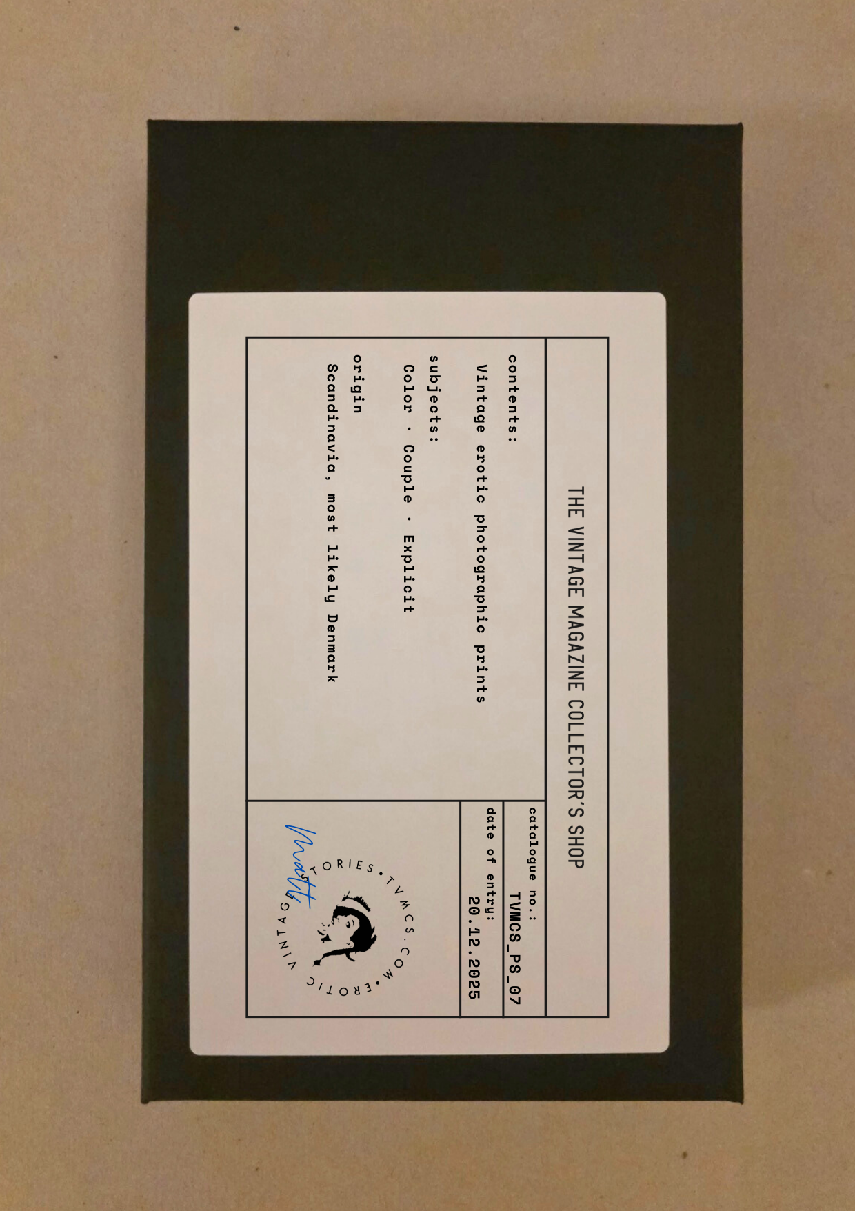 PS_07: Untitled Erotic Photo card Set (9 prints)