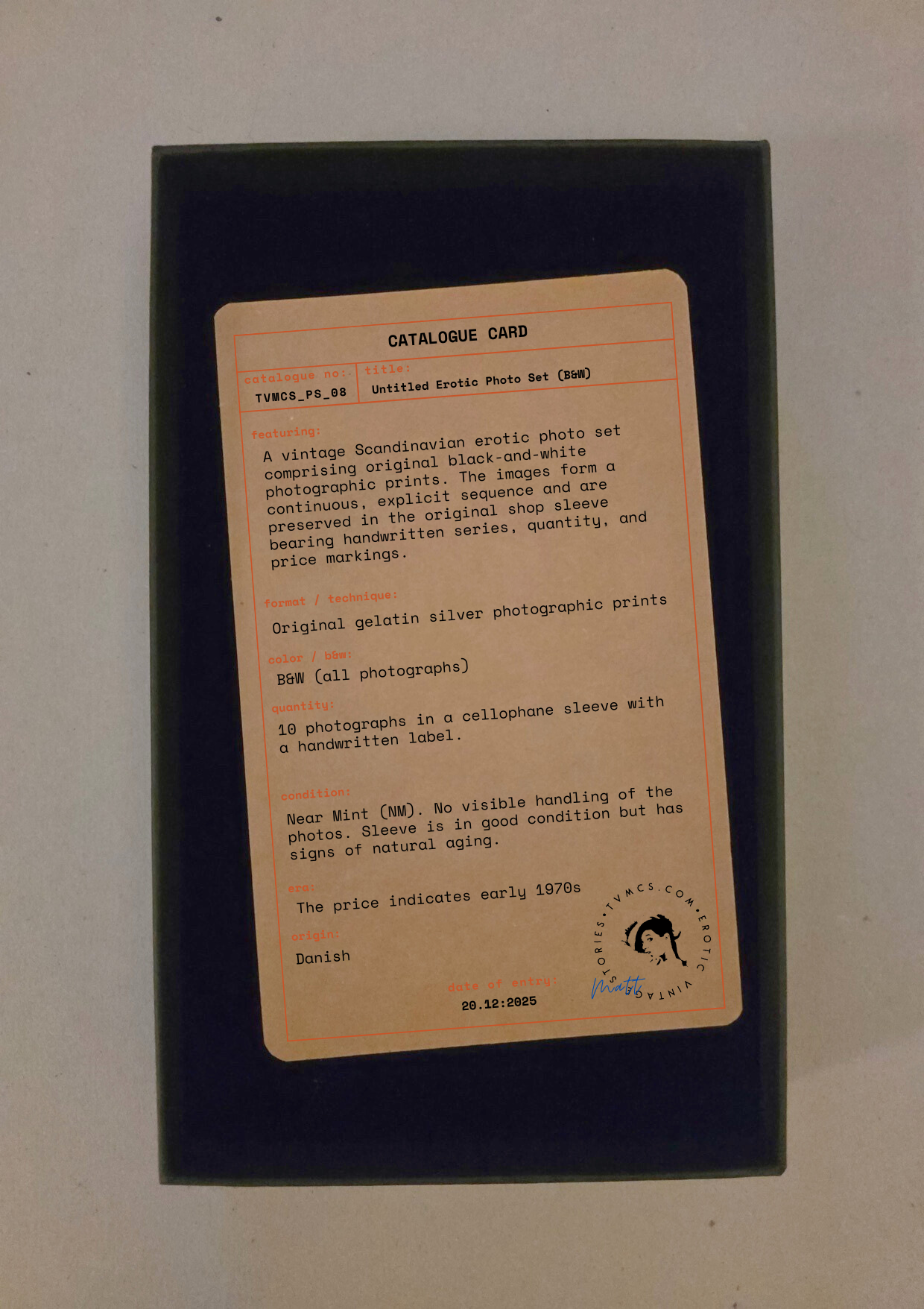 PS_08: Untitled Erotic Photo Set (10 photos)