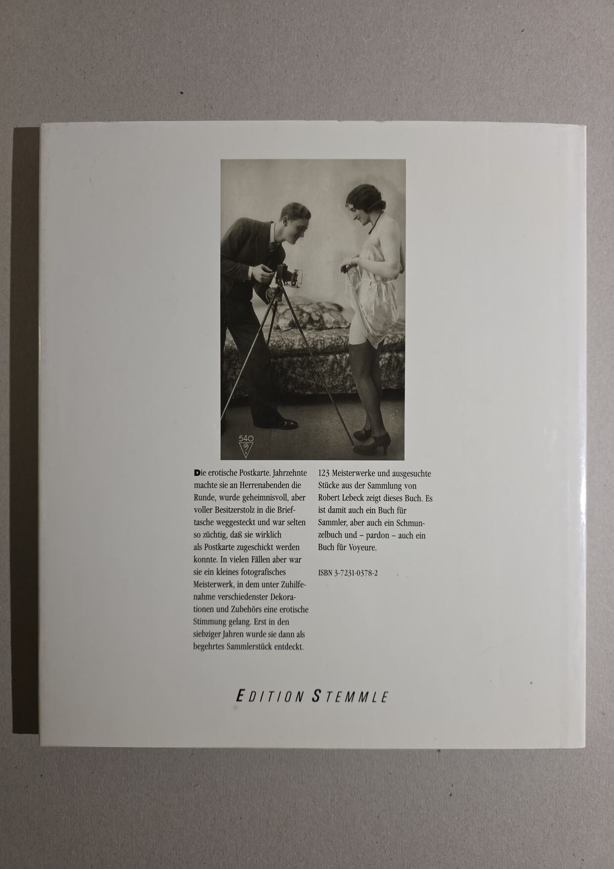 Die erotische Postkarte - Das Beste aus der Foto-Sammlung Robert Lebeck