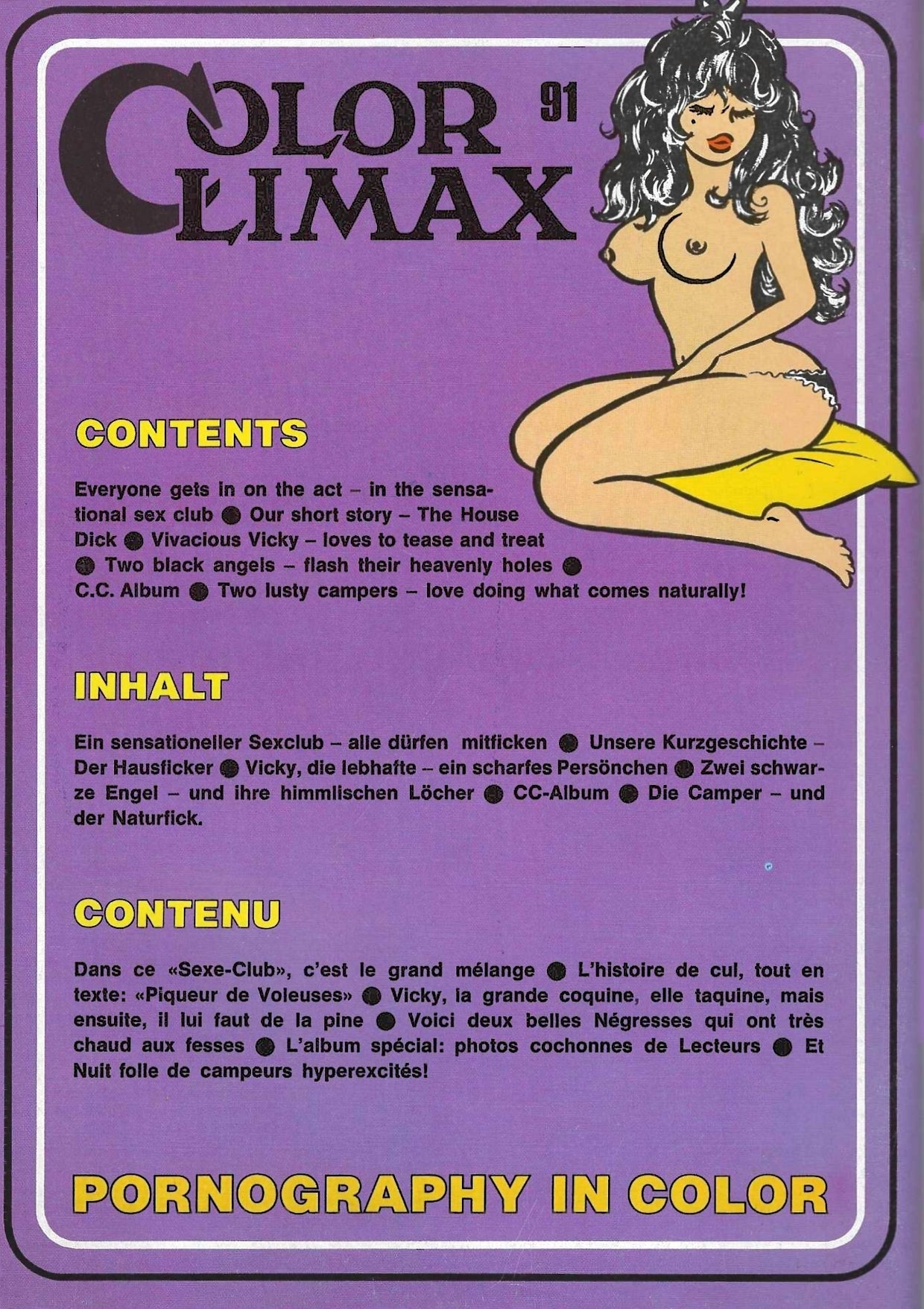 Color Climax 91 (explicit cover edition)