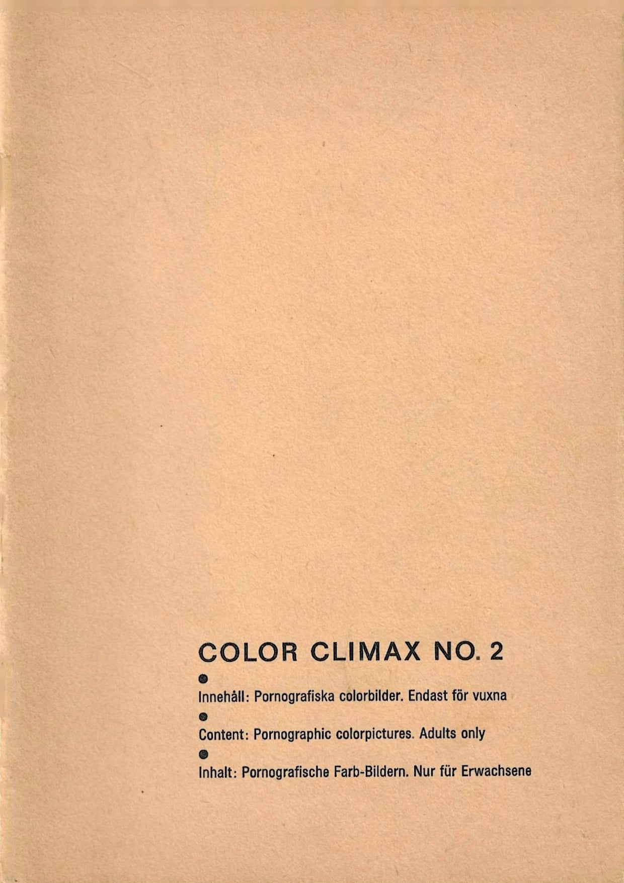 Color Climax 2 (neutral cover)